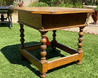 Wood End Table 26 x 30 x 30 HxWxD