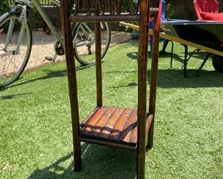 Single Bamboo Plant Stand 29 x 12.75 x 12.5. HxWxD