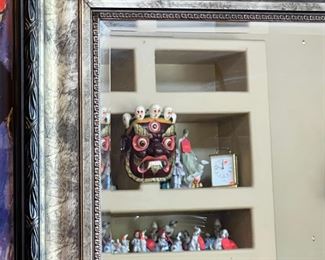 Framed Mirror Wall mount 37.5 x 31.5in HxWxD