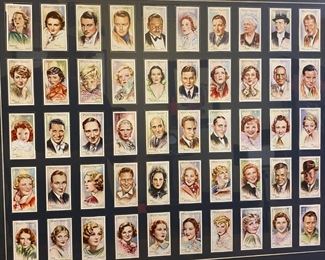 1934 Film Stars Framed Art Decor 20.5 x 24.5.in