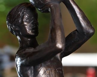 Austin Productions Basketball Sculpture 1972 20 inches high