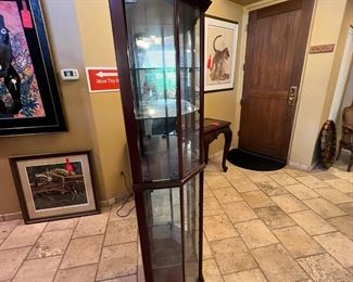 Corner Cabinet 69 x 16.5 x 16.5. HxWxD