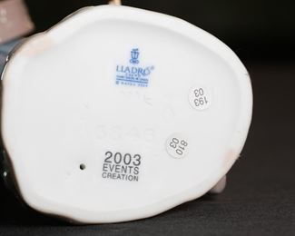 Lladro 6846 Friendly Duet Boy Dog Porcelain Figurine 9.75 inches high.