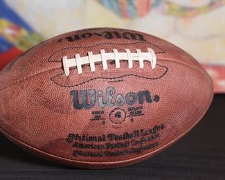 1990s NFL Game Used Football Wilson Regulation