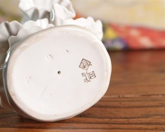 NAO by Lladro Woman with Flower Basket Porcelain Figurine 13 inches high