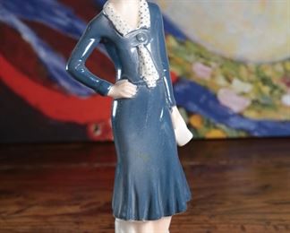 Vintage Goebel The Cosmopolitan Porcelain Figurine Made in German 8.5 inches high.
