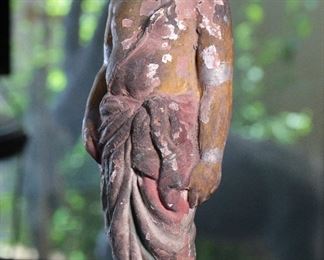 Cast Stone Primitive Figure 11 inches