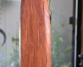 20in Carved Wood Indian Totem Statute 20 inches high