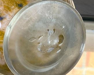 Studio Glass Vase Murano 11.25 inches high