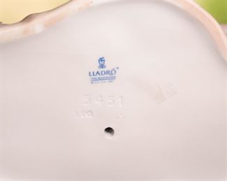 Lladro 5451 Study Buddies Boy with Dog Porcelain Figurine 4 inches high