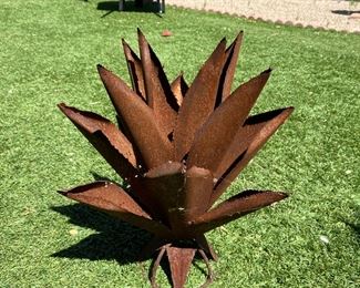 Rustic Metal Agave #2 18 inches high