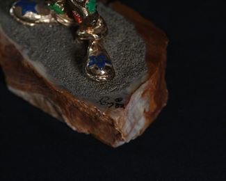 Ron Lee Hitchhiker Clown Figure Sculpture 7 inches high