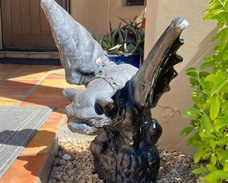 As-IS Concrete Gargoyle 25 inches high