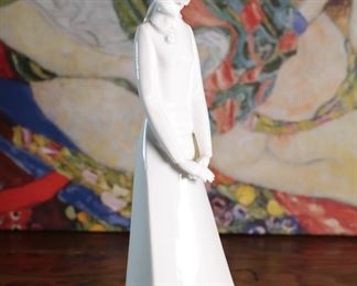 Royal Doulton Contemplation 2213 Woman Porcelain Figurine 12 inches high