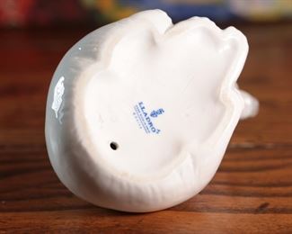 Lladro Seated Polar Bear Porcelain Figurine 3.5 inches high.