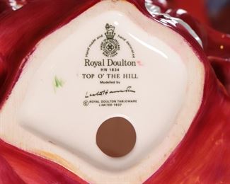 Royal Doulton HN 1834 Top O The Hill Porcelain Figurine 7.5 inches high.