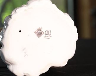 NAO by Lladro Girl with Bonnet in Hand Porcelain Figurine 11 inches high