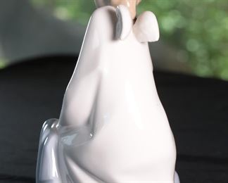 Lladro 4635 Angel with Sleeping Child Porcelain Figurine 6.75 inches high.