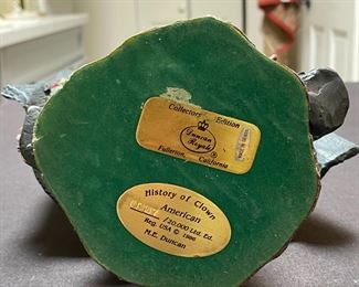 Duncan Royale History of Clown American Resin Figurine 13 inches high