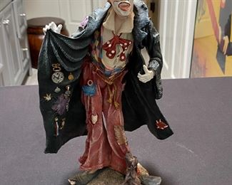 Duncan Royale History of Clown American Resin Figurine 13 inches high