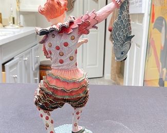 Duncan Royale Slapstick History of Clown Resin Figurine 13 inches high