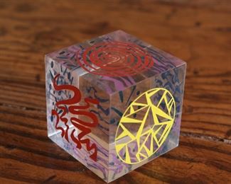Acrylic Cube Art Square 2.5 inches.