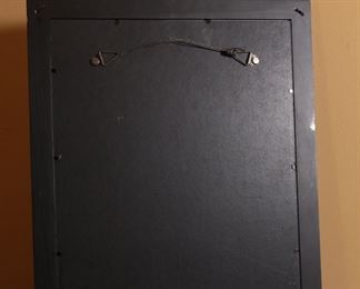 Original Bob Woodrow Clown Art Framed Drawing #1 Frame: 16 x 13in