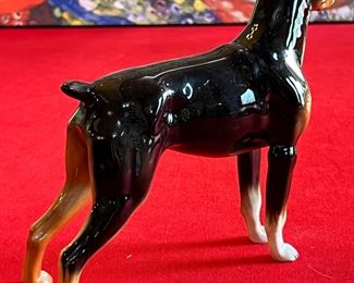 SHAFFORD Japan Vintage Large DOBERMAN PINSCHER Standing Dog Figurine