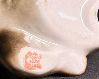 Russian Export Baby Bear Porcelain Figurine Lomonosov USSR 3.5 inches high.