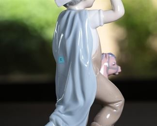 NAO by Lladro Boy on Stick Horse Porcelain Figurine 8.5 inches high.
