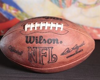 1990s NFL Game Used Football Wilson	Regulation 