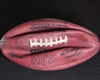 1990s NFL Game Used Football Wilson no air	Regulation 	