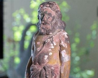 Cast Stone Primitive Figure 	11 inches	
