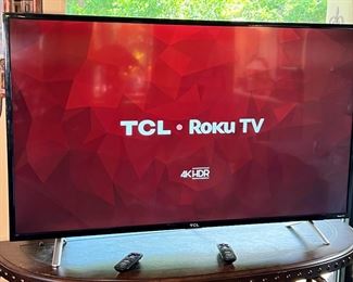 TCL 49in Class 4-Series 4K UHD HDR Roku Smart TV	27.5 x 43.5 x 9in	HxWxD
