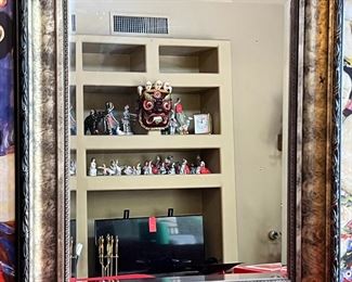 Framed Mirror Wall mount 	37.5 x 31.5in	HxWxD
