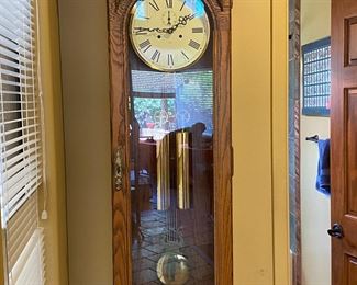 As-IS Howard Miller Wall Clock	50 x 18.5 by 8.75in	HxWxD
