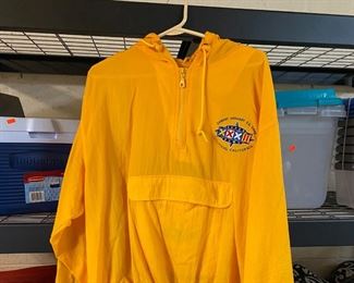 Super Bowl XXXII Windbreaker Yellow Jacket	Med	
