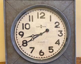 TradeMark S&N Wall Clock 19.5 x 19.5 x 3in.	HxWxD
