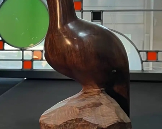 Ironwood Hand Carved Quail 10in Wood Carving	10x4.5x6in	HxWxD
