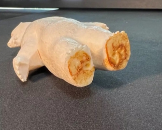 Alaskan Carved Polar Bear Sculpture	5.5x3.5x1.5in	HxWxD
