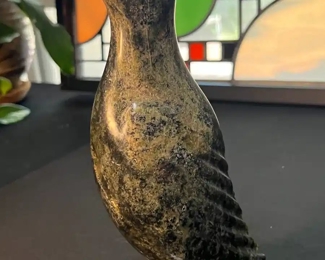 Kellypalik Qimirpik Inuit Eskimo Bird Soapstone Carving Kellipalik	8in h	
