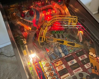 1990 Williams Rollergames Pinball&nbsp;Machine Coin-Op	74 x 29 x 56in	HxWxD
