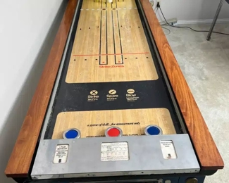 1983 Williams/United Big Strike Shuffle Alley Bowling Arcade Game Coin-Op	69 x 35x 100in	HxWxD

