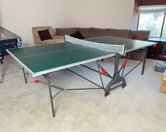 Kettler German Table Tennis Ping Pong Table Folding 	31 x 72 x108	HxWxD
