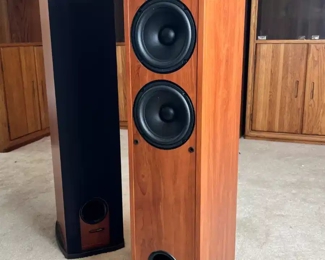 Polk Audio R50 Tower Speakers Pair R-50	37 x 8 x 11.5.	HxWxD
