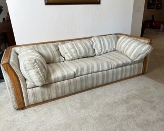 Vintage Oak Trim Sofa	26 x 88 x 38in	HxWxD
