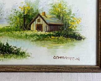 Original Art Country House Melton	Frame: 10.5 x 12.5.in	
