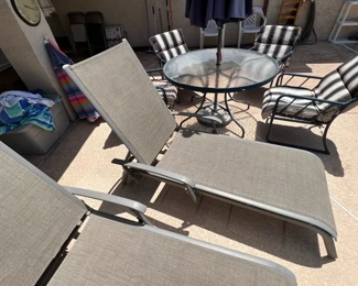 2pc Patio Loungers #2	43 x 30 x 66	HxWxD
