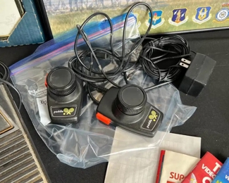 Vintage Atari system with Games		
