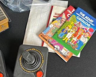 Vintage Atari system with Games		
